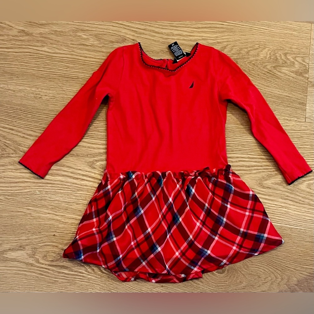 Nautica Toddler girls Red Plaid Dress